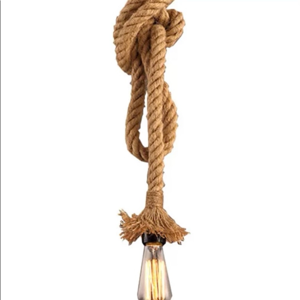 Beautiful vintage rope double or single fixtures
